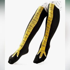 Crazy Socks Chicken Leg Feet Novelty Socks